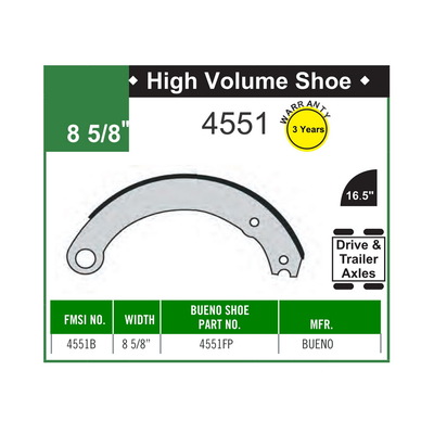 Brake Shoe 4551FP