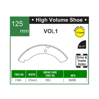 Brake Shoe VOL