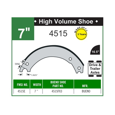 Brake Shoe 4515FX3