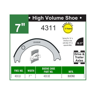 Brake Shoe 4311E